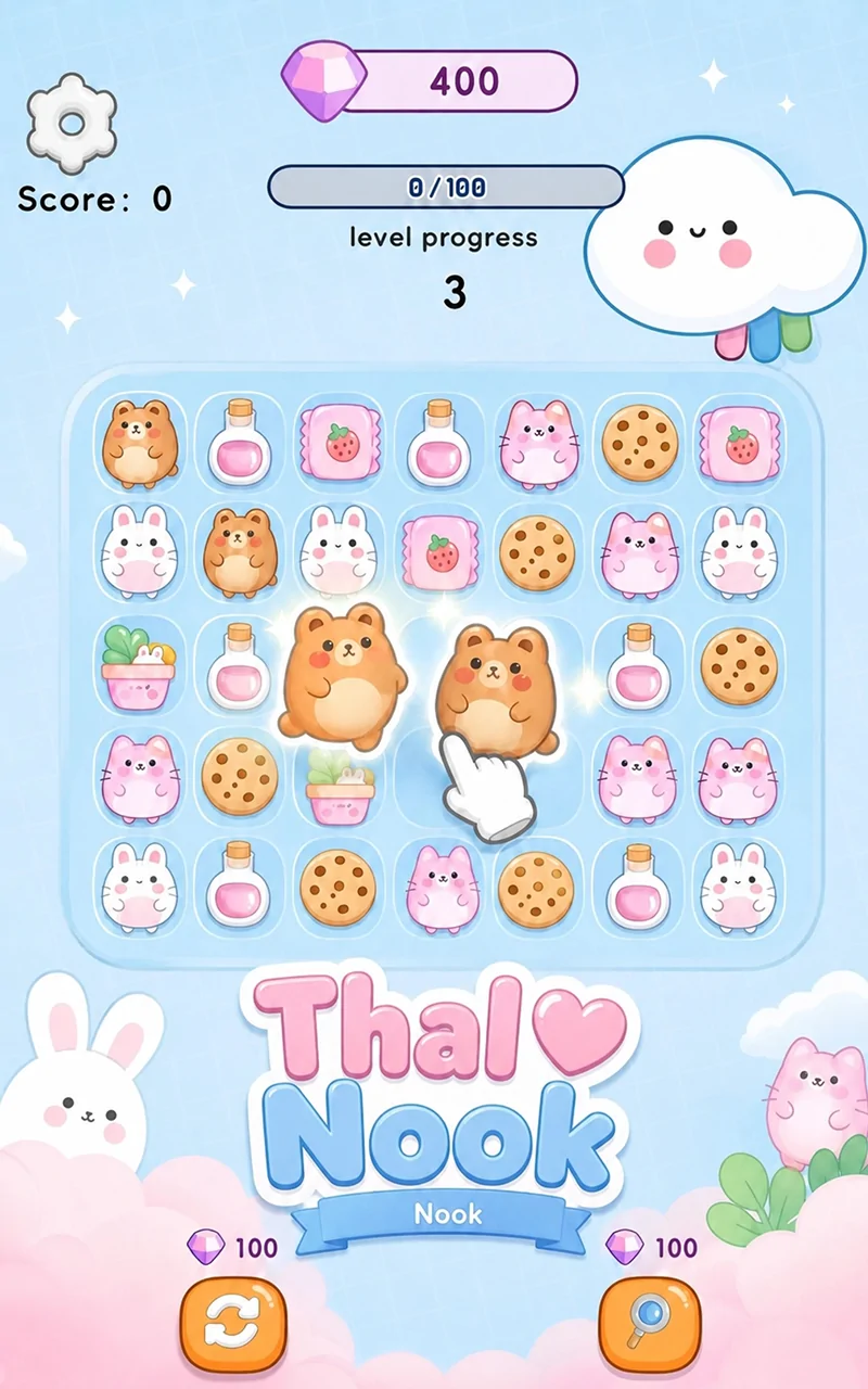 Thal Nook cute tiles